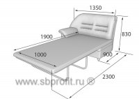 2-х местная д/к секция правая