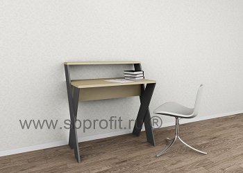 Стол письменный с надставкой