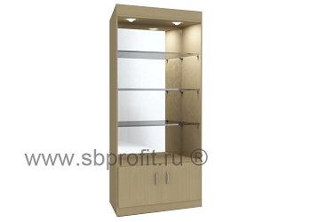 Торговая витрина с подсветкой