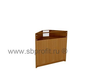 Торговый прилавок стеклянный угол наружный