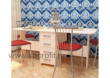 Стол раскладной с ящиками