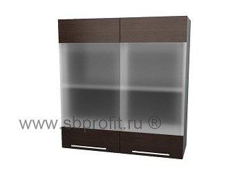 Шкаф витрина двухдверный  90