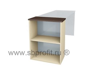 Стеллаж для бумаг приставной узкий