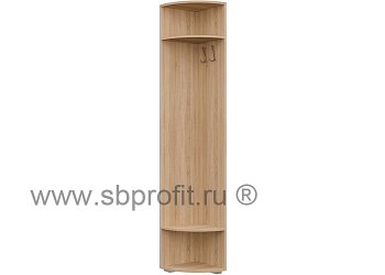 Стеллаж угловой с крючками и полками