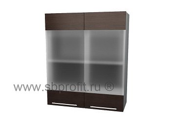 Шкаф витрина двухдверный  80