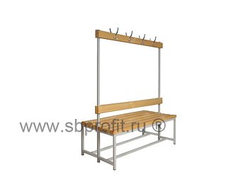 Скамья гардеробная, двусторонняя