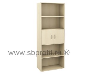 Шкаф для бумаг широкий высокий полуоткрытый