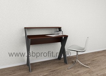 Стол письменный с надставкой