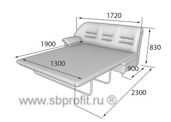 3-х местная д/к секция правая