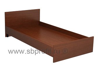 Кровать односпальная со спинкой