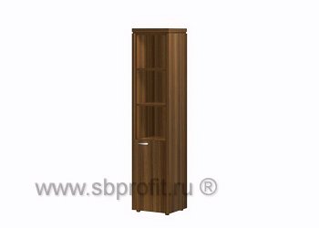 Шкаф для бумаг узкий высокий полуоткрытый  (без декоративные бок. накладок и топов на шкафы)