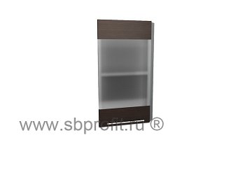 Шкаф витрина терминальный закрытый 30