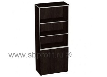 Стеллаж широкий высокий полуоткрытый