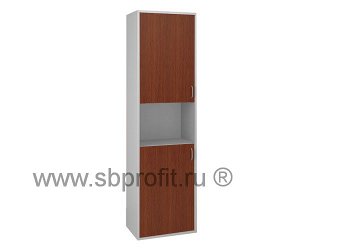 Шкаф для бумаг средний высокий комбинированный