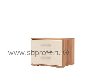 Тумба прикроватная с двумя ящиками