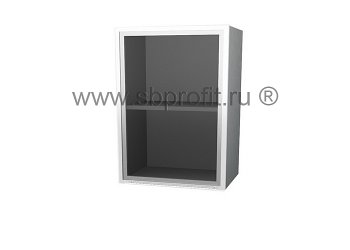 Шкаф витрина однодверный  55