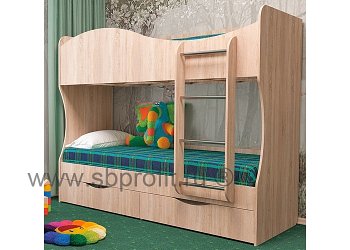 Кровать КУЗЯ 2-х ярусная