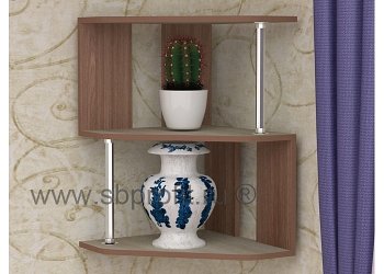 Полка угловая навесная