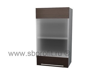 Шкаф витрина однодверный  55