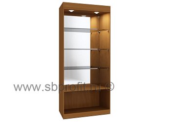 Торговая витрина с подсветкой