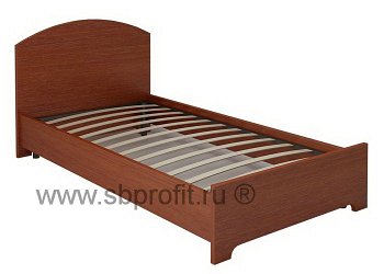 Кровать односпальная со спинкой
