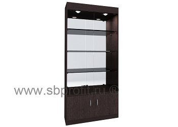 Торговая витрина с подсветкой