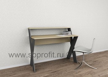 Стол письменный с надставкой