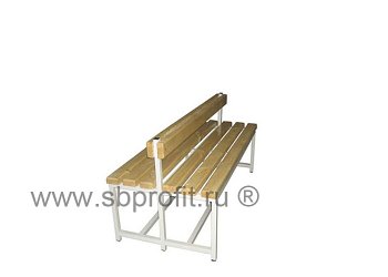 Банкетка со спинкой, двусторонняя