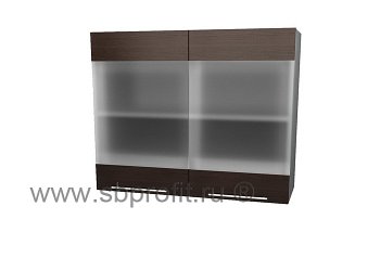 Шкаф витрина двухдверный  90