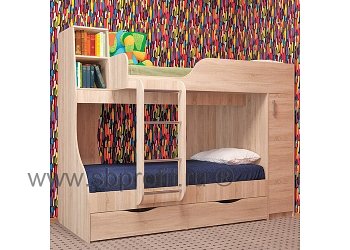Кровать Башмачок 2-х ярусная