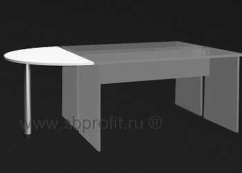 Приставка к двум сост эргон столам или столам шир 60