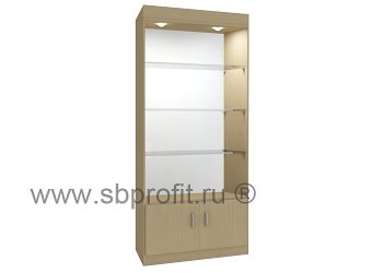 Торговая витрина с подсветкой