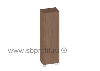 Шкаф книжный узкий закрытый (без топа)