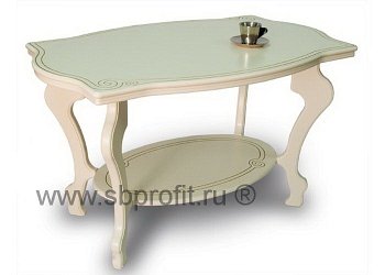 Стол журнальный Берже-1 цвет слоновая кость
