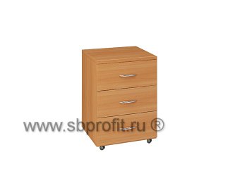 Тумба подкатная, 3 ящика