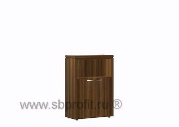 Шкаф для бумаг широкий средний с нишей  (без декоративные бок. накладок и топов на шкафы)