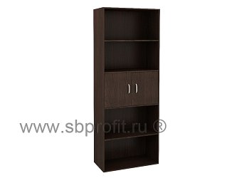 Шкаф для бумаг широкий высокий полуоткрытый