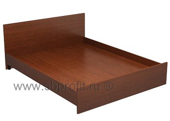 Кровать двуспальная со спинкой