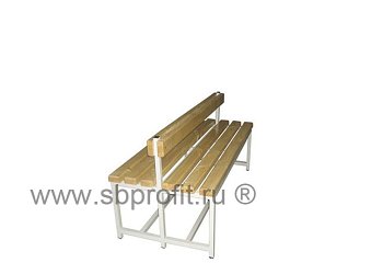 Банкетка со спинкой, двусторонняя