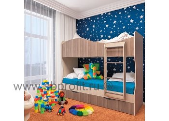 Кровать КУЗЯ 2-х ярусная