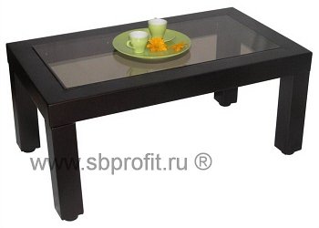 Стол журнальный Сакура 3 со стеклом