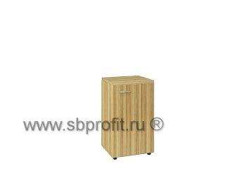 Шкаф для бумаг узкий низкий