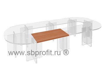Столешница модульного стола прямая