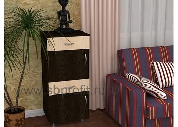 Тумба общего назначения (2 ящ.+ 2дв.)