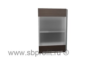 Шкаф витрина терминальный закрытый 40