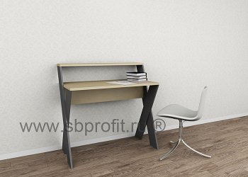 Стол письменный с надставкой