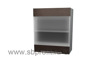 Шкаф витрина однодверный  60