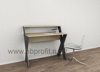Стол письменный с надставкой