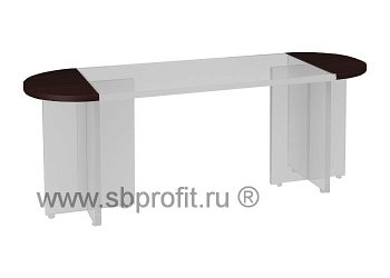 Столешница модульного стола полукр