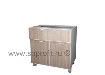 Стол с 1 ящиком и 2 дверьми  80